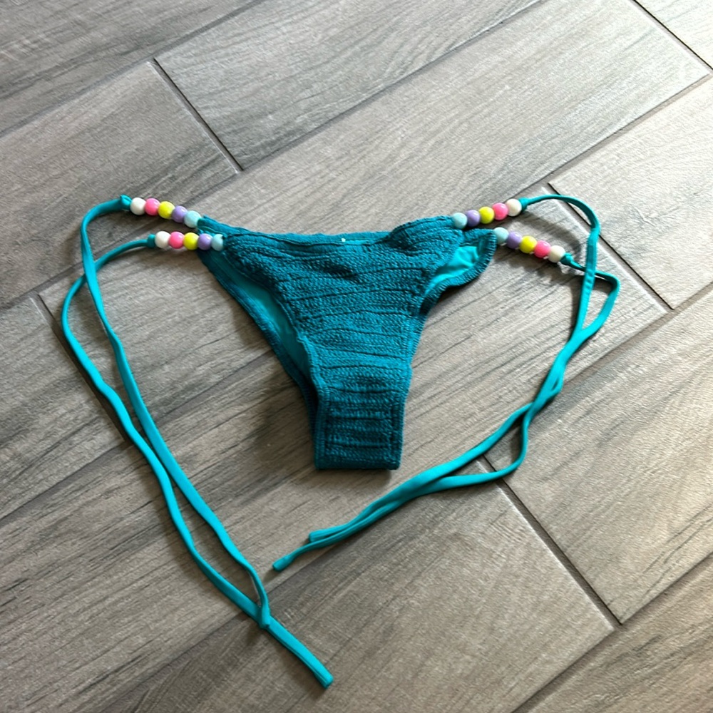 Eunoia beaded bikini bottom
